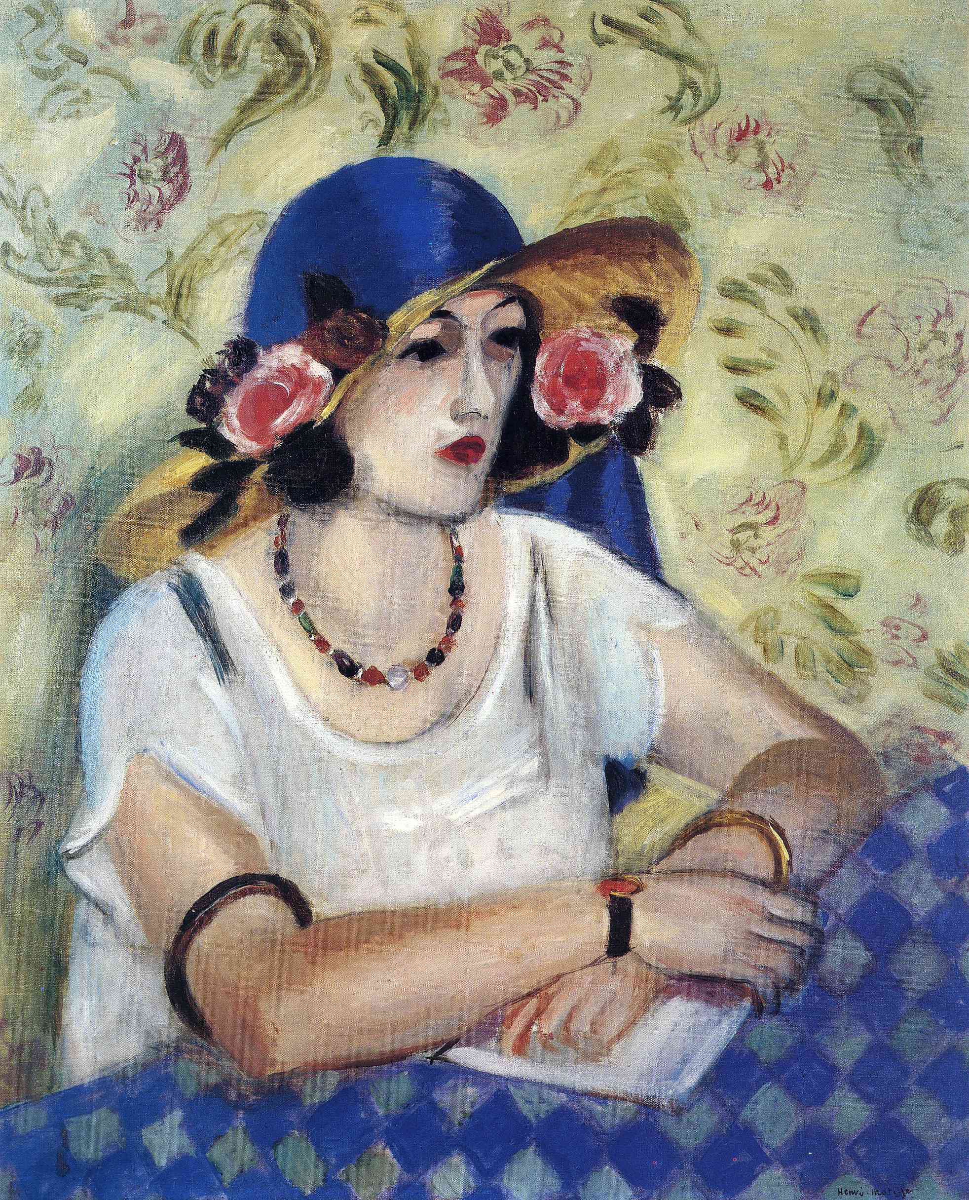 Henri Matisse - The Woven Italian Straw Hat 1919